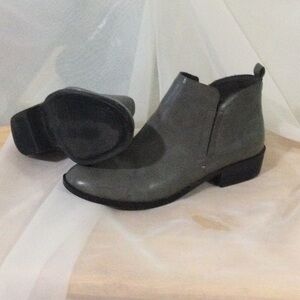 Elegant Gray Ankle Boots for Women